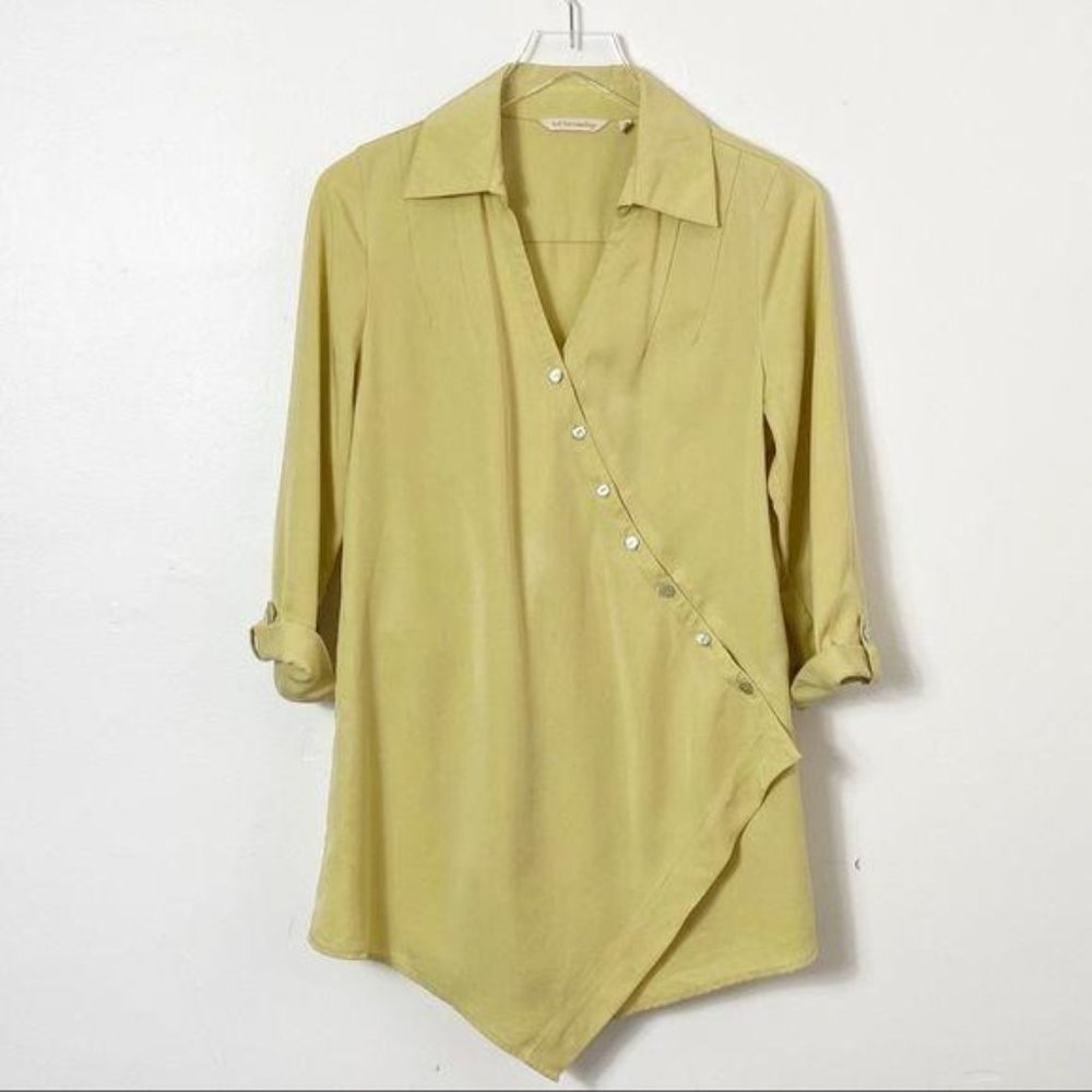 SOFT SURROUNDINGS Asymmetrical Green Tunic